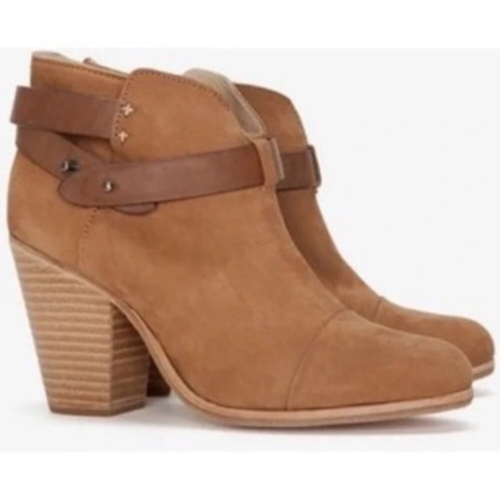 Rag and Bone Brown Harlow Booties